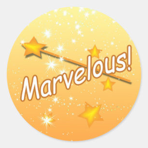 Magic Wand Marvellous Stars Teacher Award Stickers
