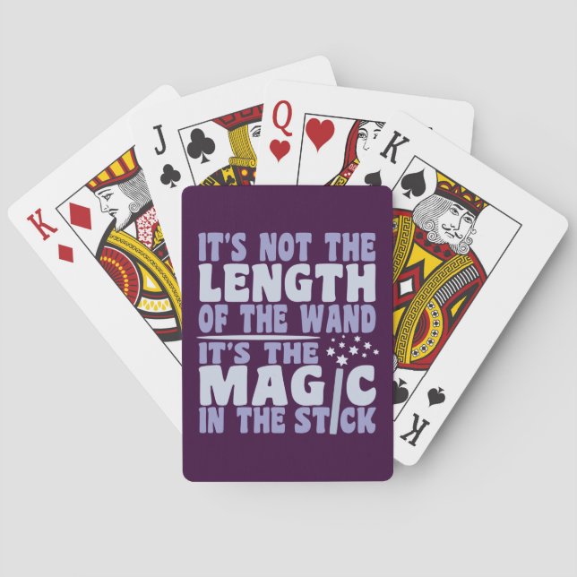 MAGIC WAND playing cards (Back)