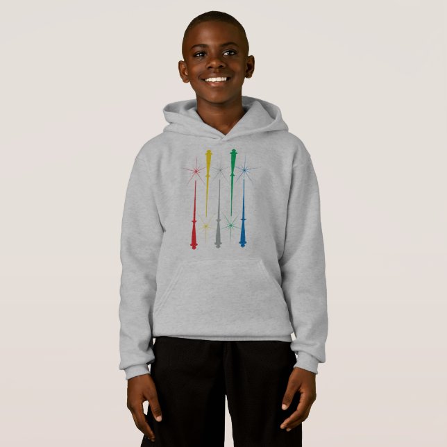 Magic Wands Kids Unisex Pullover Hoodie (Front Full)