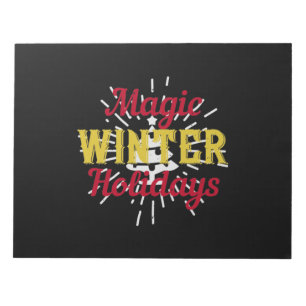 Magic Winter Holidays Notepad