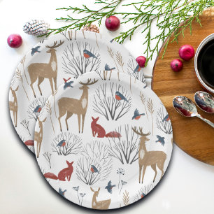 Magic Winter Wonderland Paper Plate