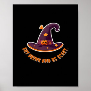 Magic Witch Hat For The Boos Party Essential Poster