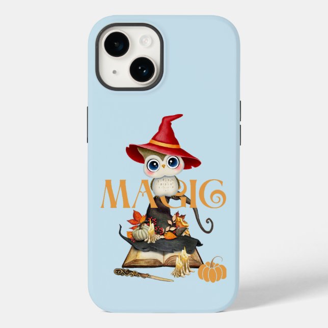 Magic Witch Owl Fall Themed Case-Mate iPhone Case (Back)