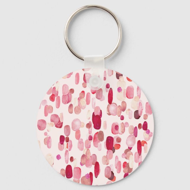 Magic witch, vintage seamless pattern. key ring (Front)