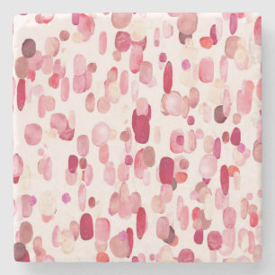 Magic witch, vintage seamless pattern. stone coaster