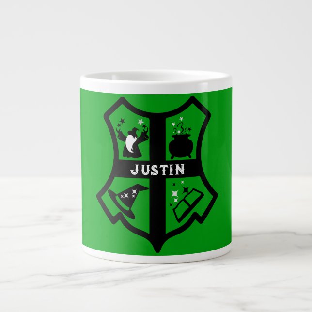 Magic Wizard Gift Large Coffee Mug (Front)