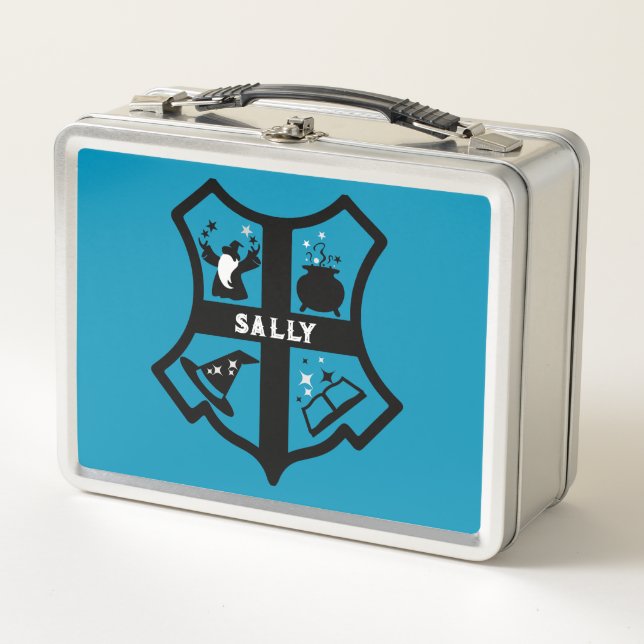 Magic Wizard Gift Metal Lunch Box (Front)