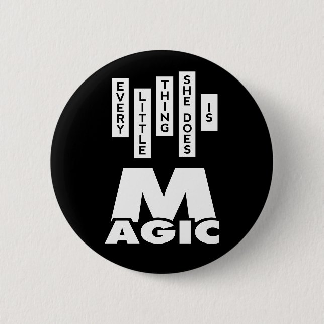 Magic Woman 6 Cm Round Badge (Front)
