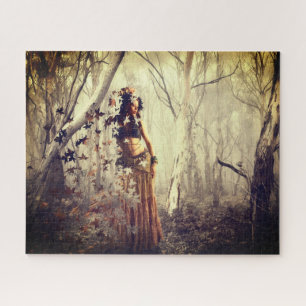 Magic woman nature fantasy art jigsaw puzzle
