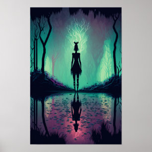 Magic Woodland Psychedelic Poster 3