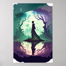 Magic Woodland Psychedelic Poster 4