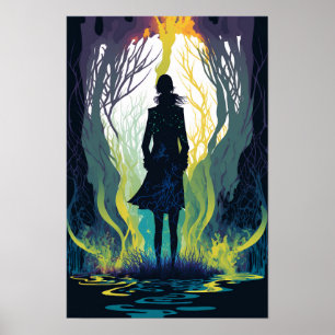 Magic Woodland Psychedelic Poster 5