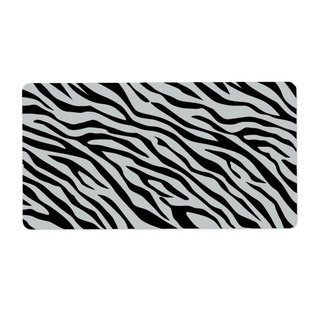 Magic Zebra Stripes Click to Customise Grey Colour (Front)