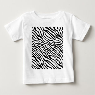 Magic Zebra Stripes Click to Customise Grey Colour Baby T-Shirt