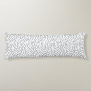 Magic Zebra Stripes Click to Customise Grey Colour Body Cushion