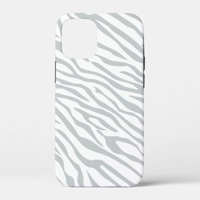 Magic Zebra Stripes Click to Customise Grey Colour Case-Mate iPhone Case (Back)