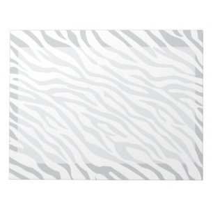 Magic Zebra Stripes Click to Customise Grey Colour Notepad