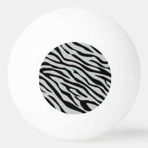 Magic Zebra Stripes Click to Customise Grey Colour Ping Pong Ball