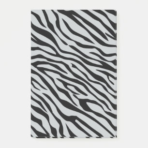 Magic Zebra Stripes Click to Customise Grey Colour Post-it Notes