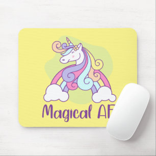 Magical AF   Unicorn Mouse Mat