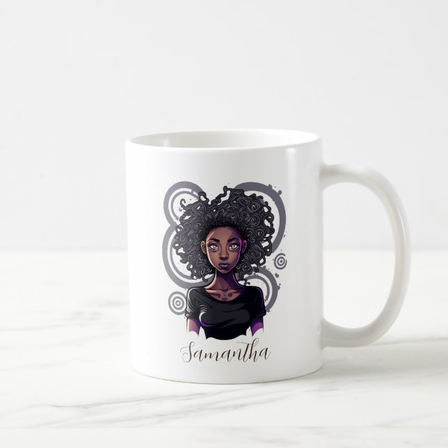 Magical Afro Woman Coffee Mug (Right)