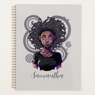 Magical Afro Woman Planner