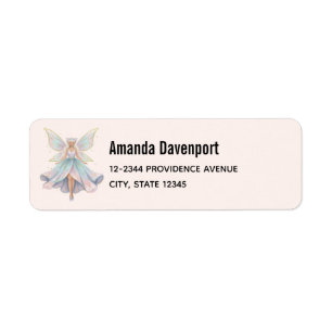 Magical Angel Fairy Pastel Colors Address