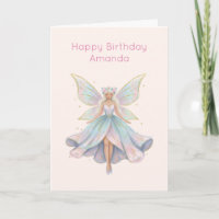 Magical Angel Fairy Pastel Colours Birthday