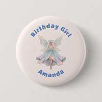 Magical Angel Fairy Pastel Colours Birthday Girl