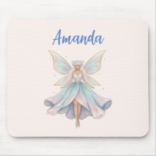 Magical Angel Fairy Pastel Colours Mouse Mat