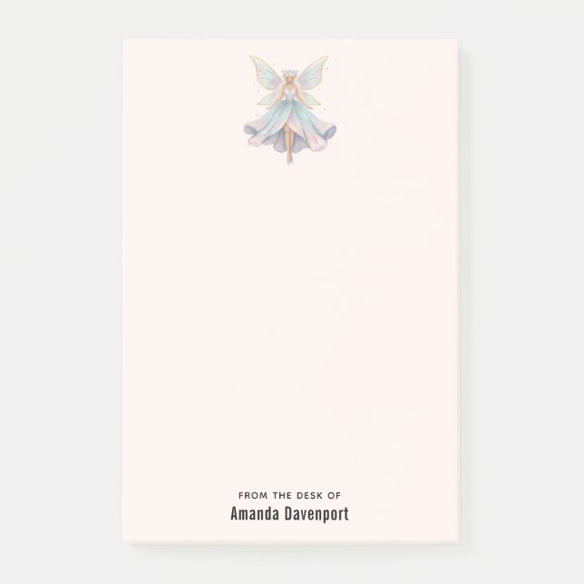 Magical Angel Fairy Pastel Colours Post-it Notes (Front)