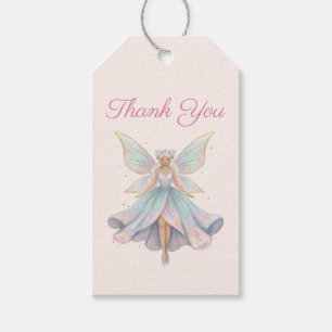 Magical Angel Fairy Pastel Colours Thank You Gift Tags