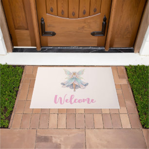 Magical Angel Fairy Pastel Colours Welcome Doormat
