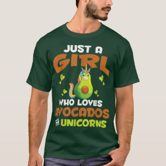 Magical Animal Just A Girl Who Loves Avocados And T-Shirt