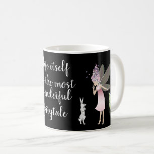 Magical Animals: Enchanting Fairy Quote Coffee Mug