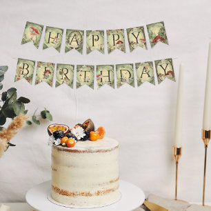 Magical Autumn Forest Fairy Birthday Bunting