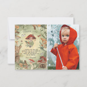 Magical Autumn Forest Fairy   Thank You Card