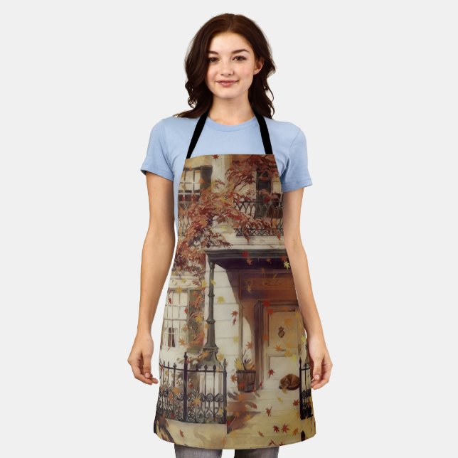 Magical Autumn House Apron (Worn)