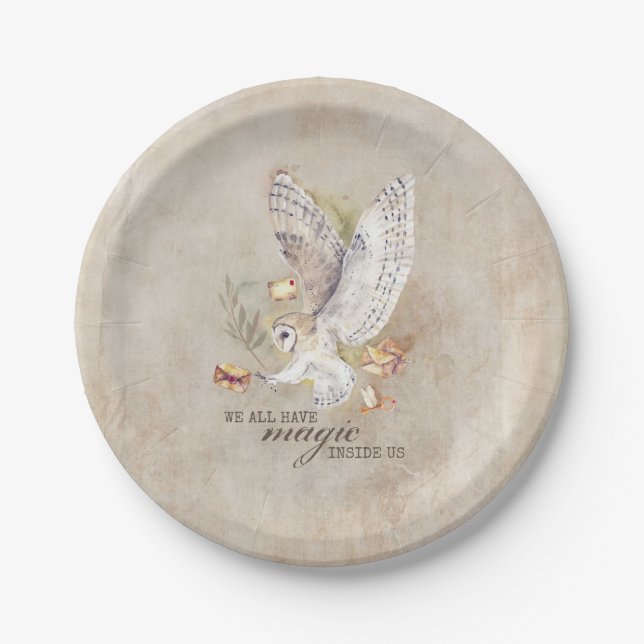 Magical Baby Shower or Birthday  Paper Plate (Front)