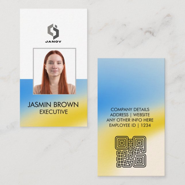 Magical background name Personalised  Business Card (Front/Back)