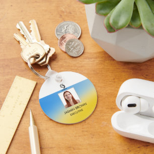 Magical background name Personalised Key Ring
