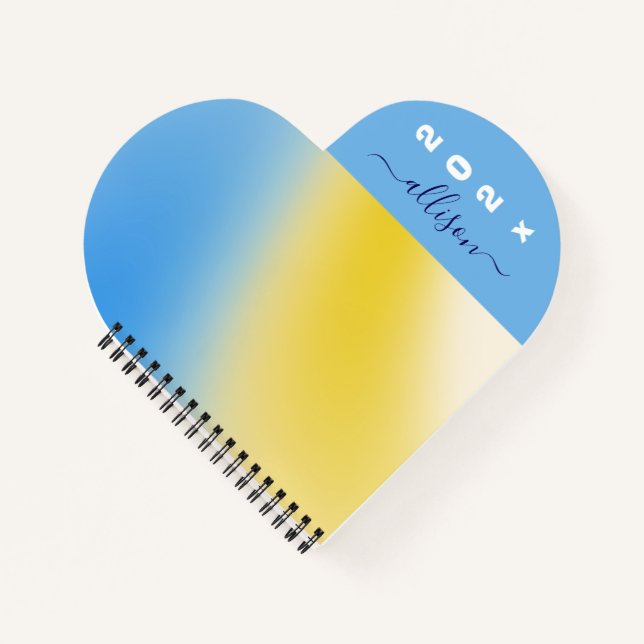Magical background name Personalised  Notebook (Front)