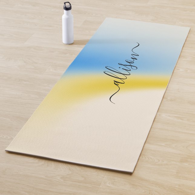 Magical background name Personalized  Yoga Mat (In Situ)