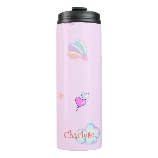 Magical Ballet rainbow back to school party kid Thermal Tumbler (Front)