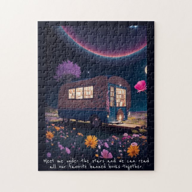 Magical Banned Bookmobile  Jigsaw Puzzle (Vertical)