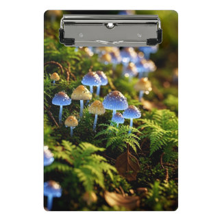 Magical Bioluminescent Fungi - Deep Forest Mini Clipboard