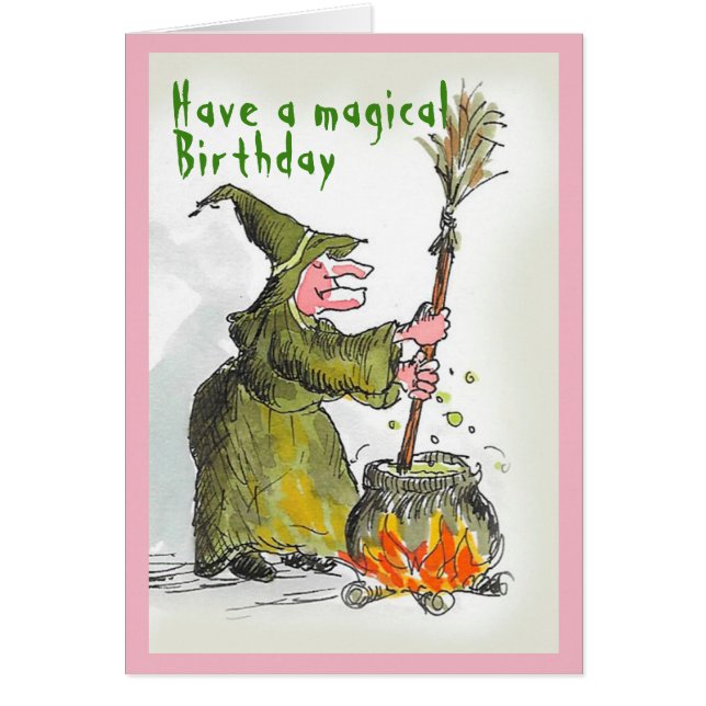 Magical Birthday card (Front)