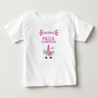 Magical Birthday Cute Pink Unicorn