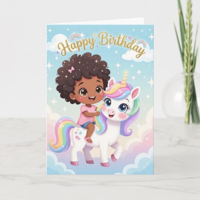 Magical Birthday Day Card (Front)
