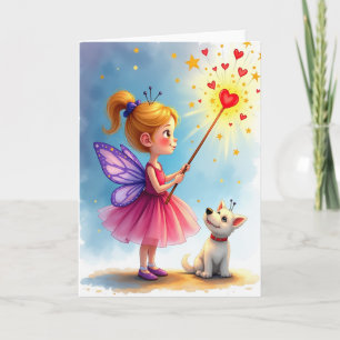 Magical Birthday Girl Card